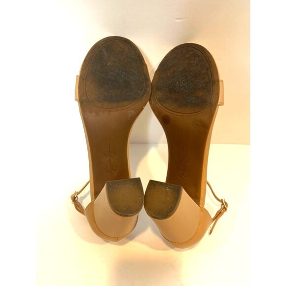 Jessica Simpson Hazzu Tan Ankle Strap Heeled Sandals Size 9 EU 40 - Picture 8 of 11